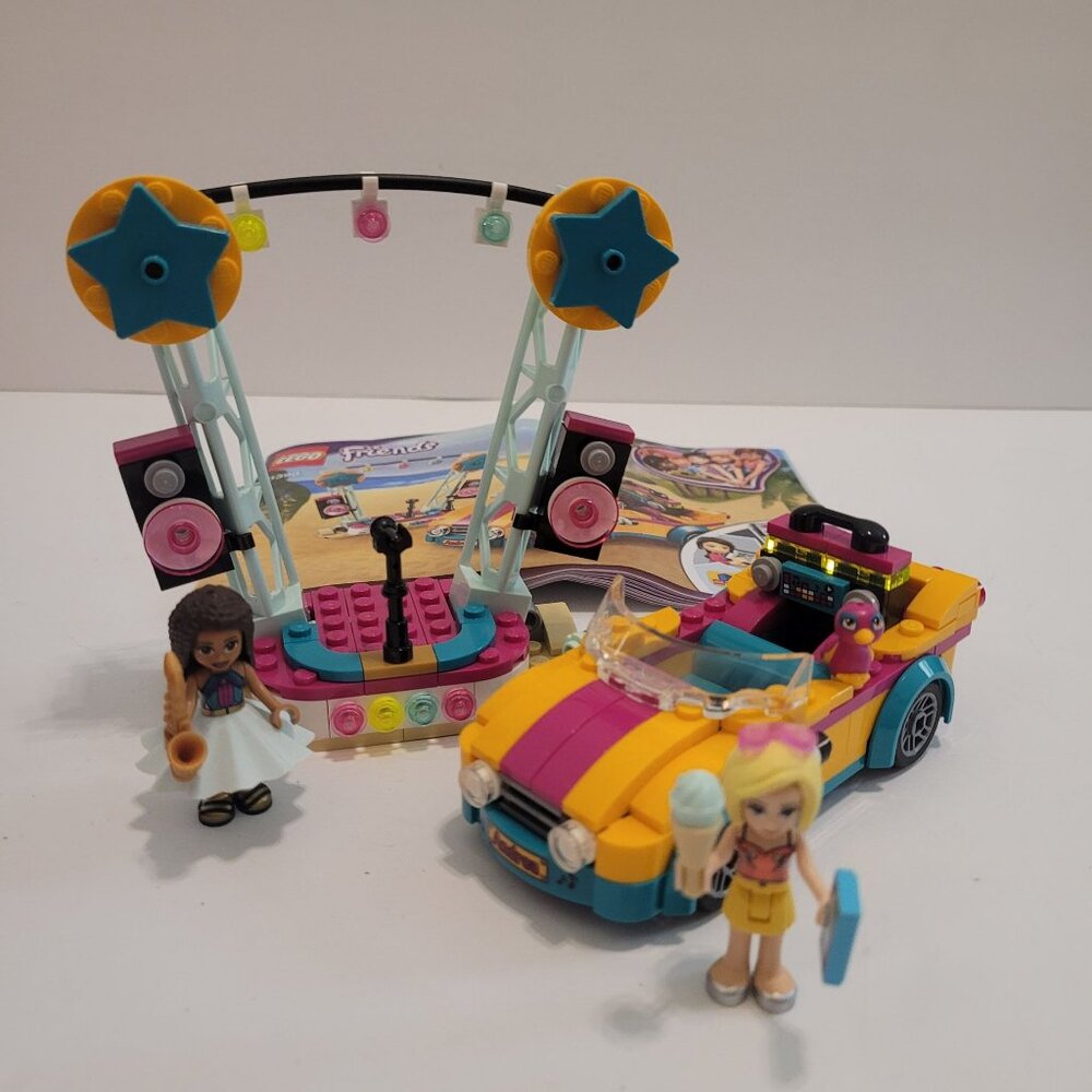 LEGO Friends Andrea's Car and Stage Set 41390 With‎ Minifigures Instructions